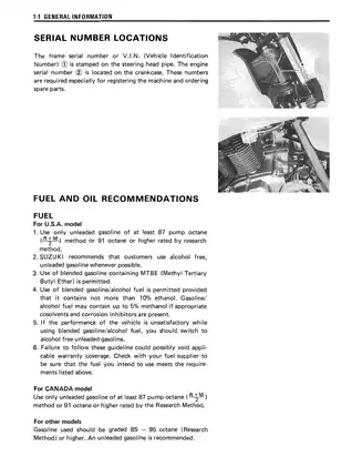 1990-1995 Suzuki DR 650, DR 650 R, DR 650 S service manual Preview image 5