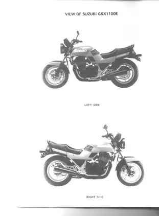 1980-1990 Suzuki GSX1100, GSX1150 SL/EG/ESG/EFG/SF/EF/ESF/EFF/S/E/L/X/Z service manual Preview image 3