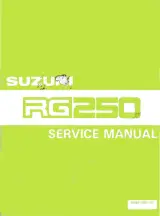 1983–1987 Suzuki RG250 Service Manual (P/N P/N 99500-12051-01E, 99500-12061-01E) – preview page 1