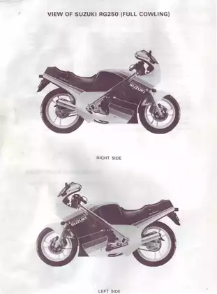 1983-1987 Suzuki RG250, RG250W service manual Preview image 3