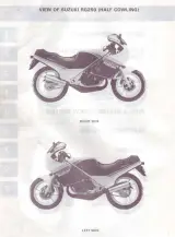 1983–1987 Suzuki RG250 Service Manual (P/N P/N 99500-12051-01E, 99500-12061-01E) – preview page 5