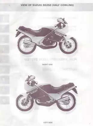 1983-1987 Suzuki RG250, RG250W service manual Preview image 5