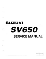 1999–2002 Suzuki SV650 Service & Repair Manual (P/N 99500-36091-03E) – preview page 1