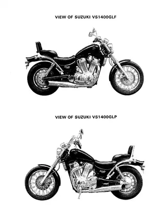 1987-2004 Suzuki VS1400GL, VS1400 Intruder service manual Preview image 3