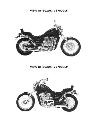 1986-1991 Suzuki VS800, VS800GL Intruder Boulevard S50 VS 800 manual Preview image 2