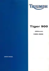 1999–2000 Triumph Tiger 900 (885cc) Factory Service & Repair Manual (P/N 3850775) – preview page 1