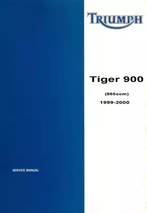 1999-2000 Triumph Tiger 900 service manual