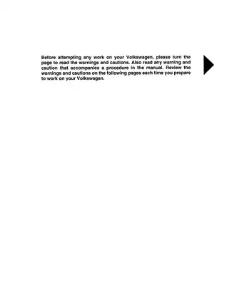 Volkswagen Corrado Official Factory Repair Manual (1990-1994) Preview image 5