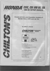 Honda Civic, CRX, and DEL SOL 1984–1995 Repair Manual (P/N 0-8019–8683-4) – preview page 2