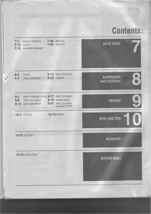 Honda Civic CRX and del Sol 1984-1995 Repair Manual Preview image 4