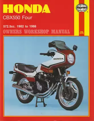 Honda CBX550 Workshop Manual (1982-1986): Your Comprehensive Guide to Maintenance and Repair Preview image 1