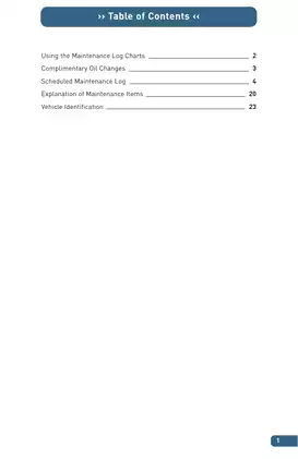 Toyota 2004-2009 Scion tC scheduled maintenance guide manual preview page 5 - thumbnail