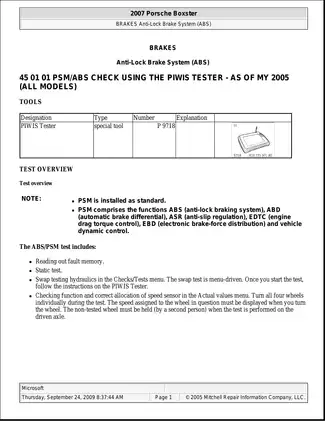 2005-2008 Porsche Boxster 987 repair manual Preview image 1