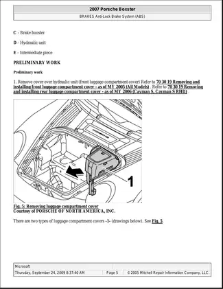 2005-2008 Porsche Boxster 987 repair manual Preview image 5