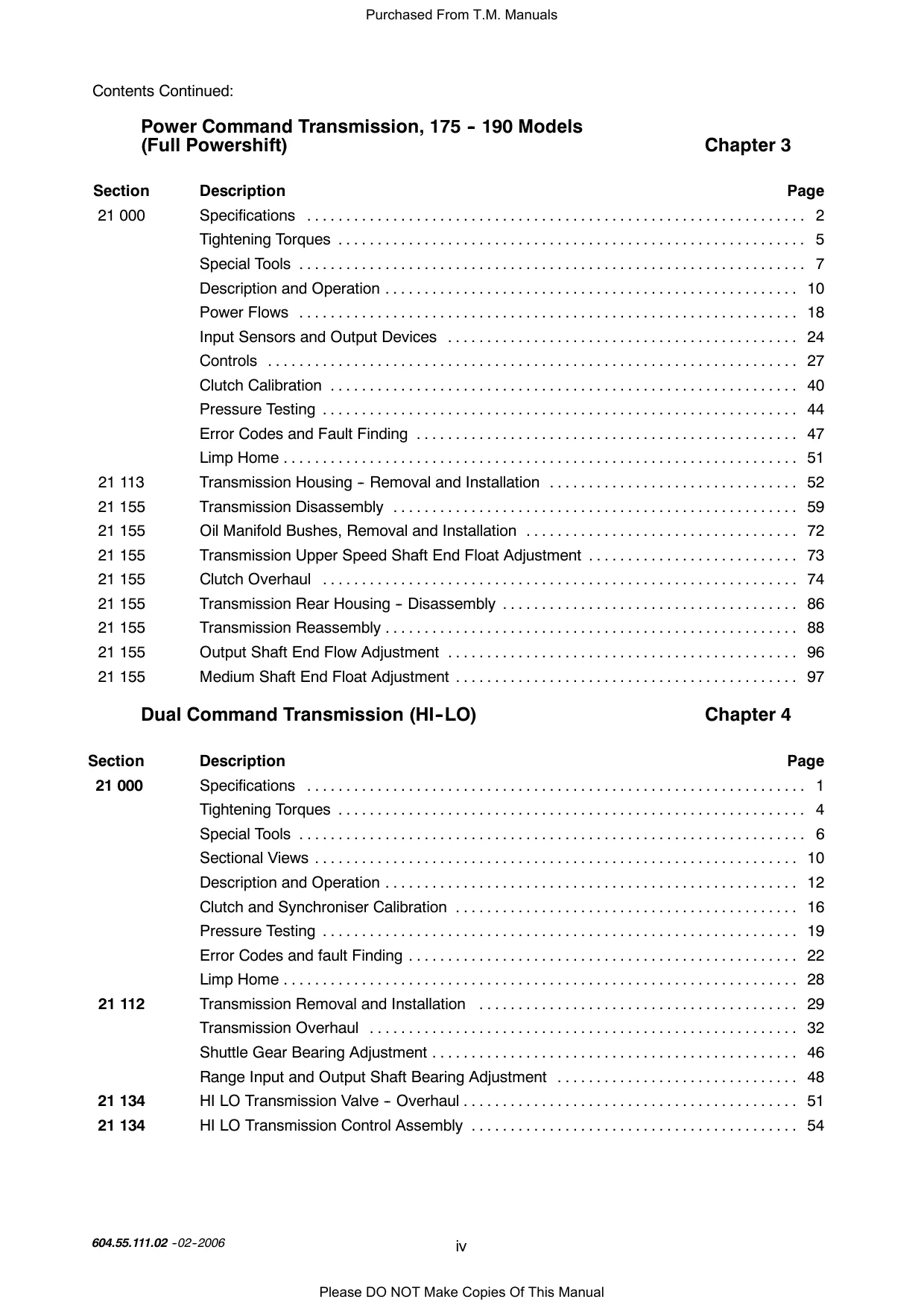 New Holland TM Series Tractor Repair Manual Preview image 5