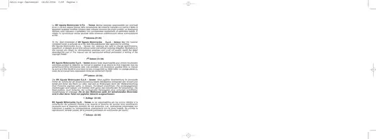 MV Agusta TE 510 Centennial Owner’s Manual Preview image 2