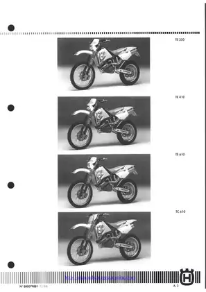 1995-2000 Husqvarna TE 350-410, TE TC610 repair manual Preview image 3