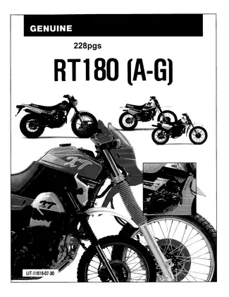 1990-1998 Yamaha RT180 service manual