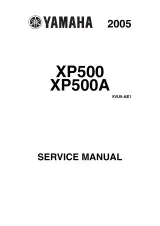 2005 Yamaha XP500 / XP500A T Max Service & Repair Manual (P/N 5VU5-AE1) – preview page 1