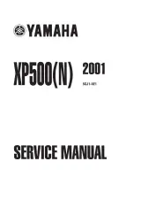 2001 Yamaha XP500(N) TMAX Service Manual (P/N 5GJ1-AE1) – preview page 1