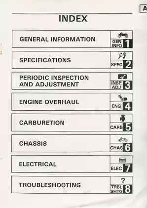 Yamaha XT500E, XT600E maxi-scooter service manual Preview image 4