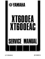 Yamaha XT600 Service Manual / 1990–1996 (P/N LIT-11616-07-43) – preview page 1