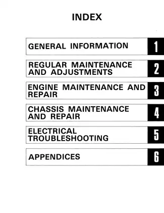 1985 Yamaha YZ125N owner´s service manual Preview image 4