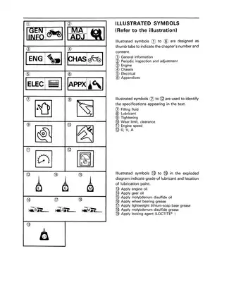 1986 Yamaha YZ125S owners and service manual Preview image 4