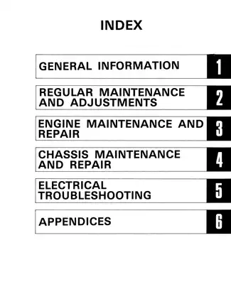 1984 Yamaha YZ490, YZ490L owner´s and service manual Preview image 4