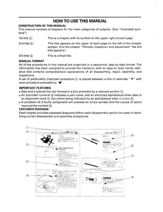 1993-1998 Yamaha YZF750, YZF750R, YZF750 SP service manual Preview image 5