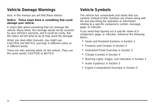 2003-2006 Chevrolet SSR owner manual Preview image 4