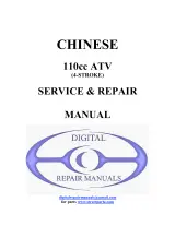 2005 Chinese 110cc ATV Service and Repair Manual – preview page 1