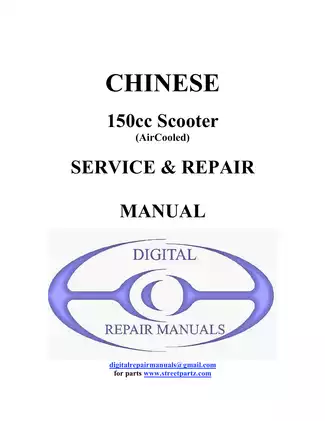 Comprehensive Digital Service & Repair Manual for Chinese 150cc Scooter