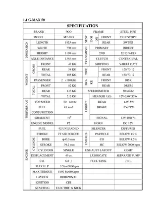 Chinese GY6 150cc scooter service & repair manual Preview image 4