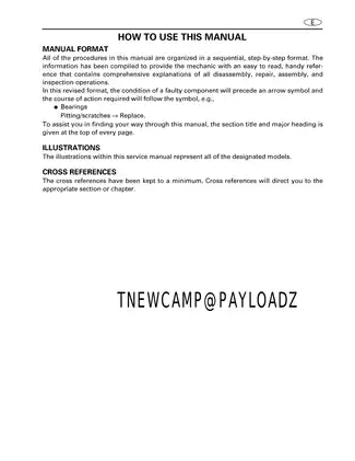 Yamaha GP800R Service Manual: Comprehensive Repair & Maintenance Guide Preview image 2