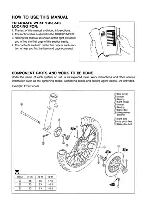 1999-2009 Suzuki GZ250 Marauder repair manual Preview image 4