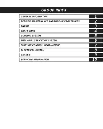 Suzuki VS700GL & VS800GL Series Motorcycle Service Manual (1987-2009) Preview image 3