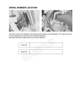 2003-2005 Suzuki RM125 repair manual Preview image 5