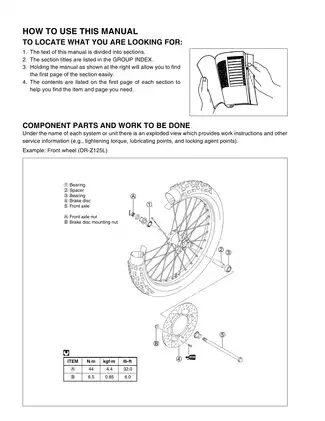 2003-2009 Suzuki DR-Z 125, DR-Z 125L repair manual Preview image 4