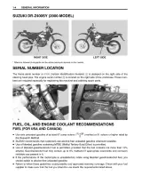 Suzuki DR-Z400S / DR-Z400SK1-SK7 / DR-Z400SMK7 / DR-Z400S/SMK8-SMK9 2001–2009 Service Manual (P/N 99500-43090-03E) – preview page 2