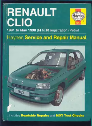 1991-1998 Renault Clio service and repair manual Preview image 1