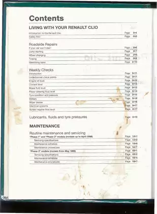 1991-1998 Renault Clio service and repair manual Preview image 3