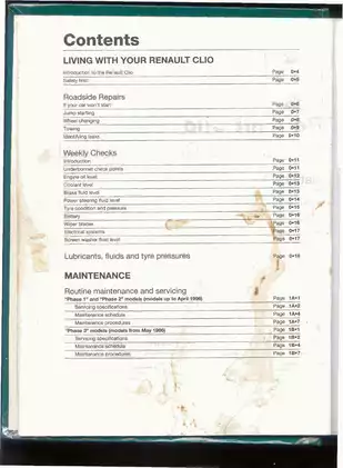 Renault Clio Petrol Engine Service and Repair Manual (1990-1999) Preview image 3