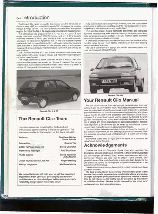 1991-1998 Renault Clio service and repair manual Preview image 5