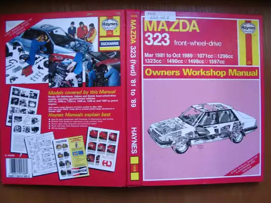 1981-1989 Mazda 323 owners workshop manual Preview image 1