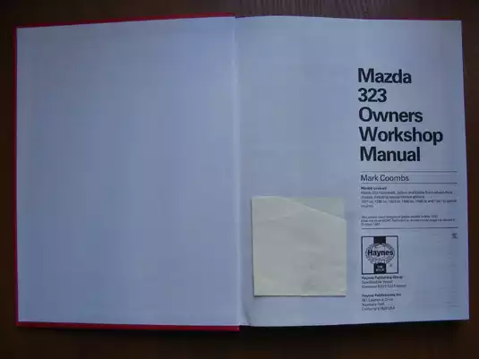 1981-1989 Mazda 323 owners workshop manual Preview image 2