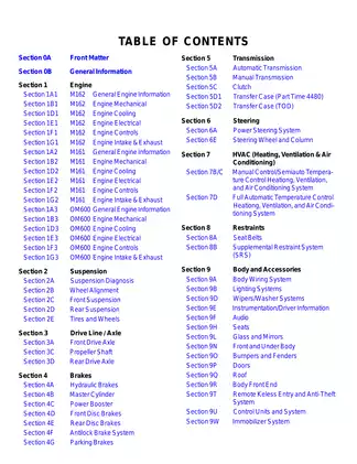 1999-2005 SsangYong Musso / Daewoo Musso service manual Preview image 3