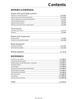 1986-1994 Jaguar XJ6 3.2, 3.6, 4.0 service repair manual Preview image 3