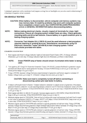 1998-2006 Chevrolet Silverado service manual Preview image 2