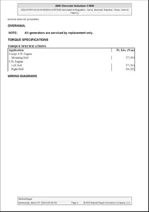 1998-2006 Chevrolet Silverado service manual Preview image 4